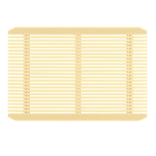 福井クラフト 強化PP竹ス 長角 180 クリーム