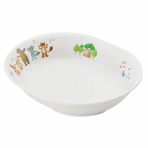 メラミンお子様食器「プチまる」 楕円深皿 67-PM