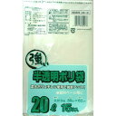 日本技研 強い半透明ポリ袋 20L 15枚 GB-21