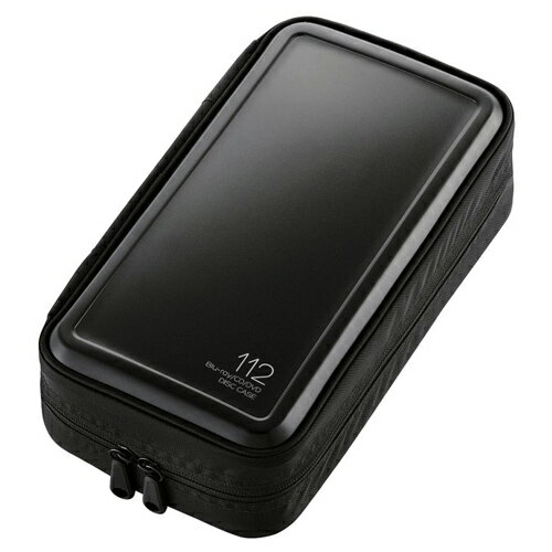 エレコム ELECOM Blu-ray・CD・DVD対応ファスナーケース 112枚 ブラック CCD-HB112BK