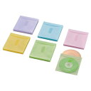 エレコム ELECOM Blu-ray・CD・DVD対応不織布ケース タイトルカード アソートカラー CCD-NIWB120ASO(2)