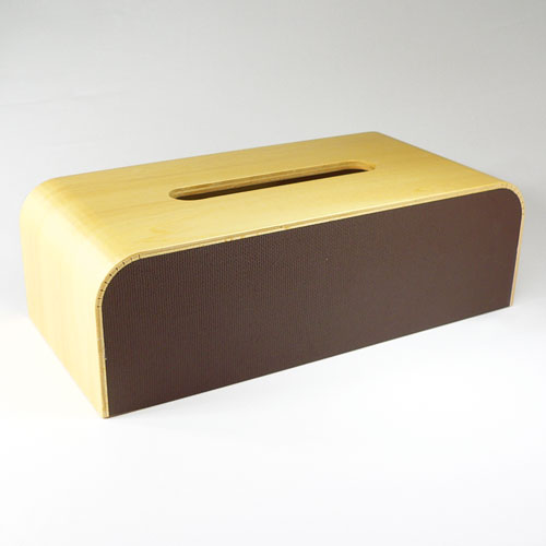 ヤマト工芸 ティッシュケース COLOR BOX YK05-108-Br ブラウン ティッシュボックス ティッシュカバー 木製 ウッド ナチュラル 北欧 モダン シンプル 日本製