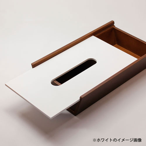 ヤマト工芸 ティッシュケース choco block YK12-002-Bk ブラック ティッシュ カバー 台形 四角 天然 木 ウッド 木製 ウッド 北欧 ナチュラル モダン 日本製 [2]