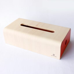 ヤマト工芸 ソフトパック用 ティッシュケース YK15-107-Or オレンジ ティッシュボックス ティッシュカバー 木製 ウッド ナチュラル モダン シンプル 日本製