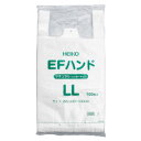 レジ袋 EFハンドLL ナチュラル 半透明 100枚入 006645925