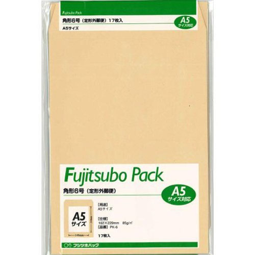 9 inches x 6.3 inches - マルアイ クラフト封筒 藤壺パック 角6 PK-6