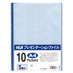 テージー プレゼンテーションファイル10Pネイビー PTF-10-30