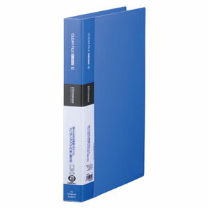 キングジム KING JIM クリアーファイル A4 差し替え式 25P 青 138SPWアオ