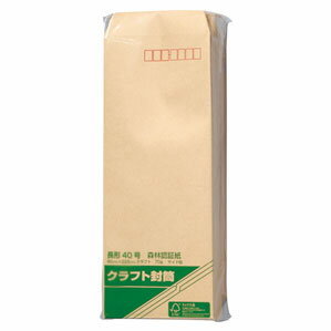 樂天商城 - 寿堂紙製品工業 森林認証紙 封筒長40 枠付70g 521