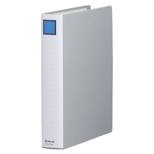 キングジム KING JIM キングファイルSDDE A4S グレー 2474Aクレ