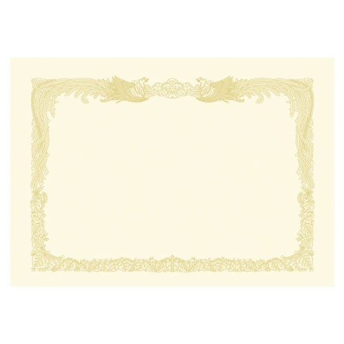 ササガワ OA賞状紙 厚口 10枚入 A3判縦書 クリーム 10-1287