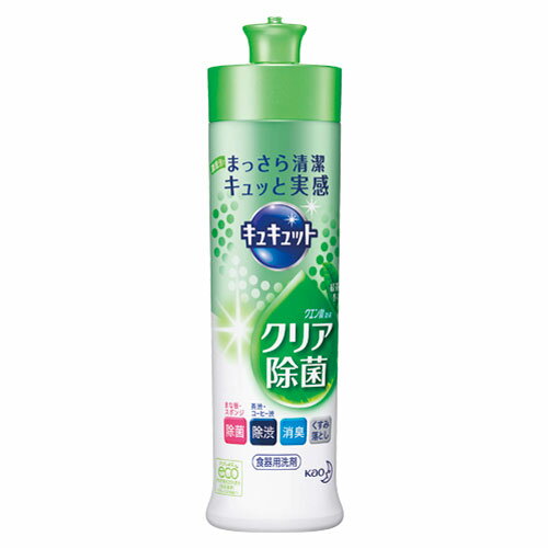 花王 キュキュットクリア 除菌 緑茶の香り 本体 240ml 288530
