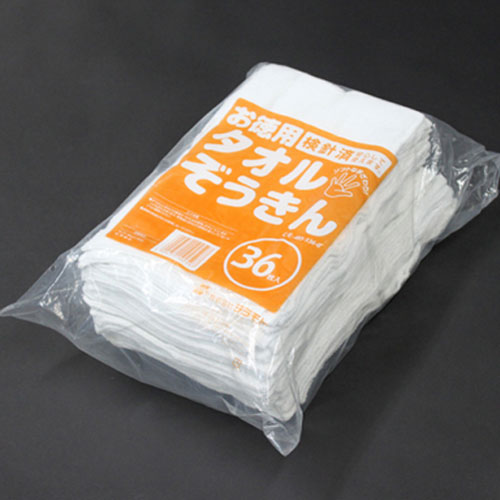 -------------------------------------------------------------- 画像はイメージです。 ※ PC環境により実際の色味や質感と異なって表示される場合がございます。 ※ 部品・パーツなどの一部の商品では本体の商品画像を使用しております。 ※ 製品の仕様・画像・パッケージは、メーカー側から予告なく変更される場合があります。 -------------------------------------------------------------- ■ 入数： 36枚■ サイズ： 縦200×横300mm■ 材質： 綿、その他※商品のパッケージデザインは変更されることがあります。ご了承ください。 【メーカー・ブランド】 TERAMOTO / てらもと ぞうきん / 清掃用品 【#154】