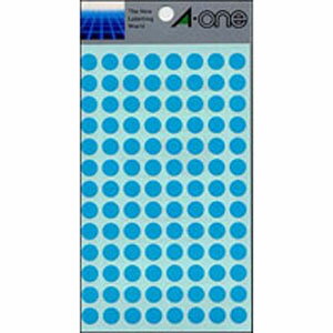 エーワン カラーラベル 9mm丸 空 07006