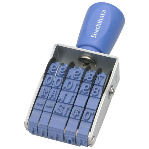 シヤチハタ 回転ゴム印 欧文日付 2号 ゴシック体 NFD-2G