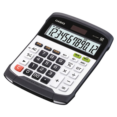 カシオ CASIO 防水電卓 デスクサイズ WD-320MT-N カシオ CASIO 防水電卓 デスクサイズ WD-320MT-N