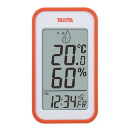 TANITA タニタ デジタル温湿度計 オレンジ TT-559
