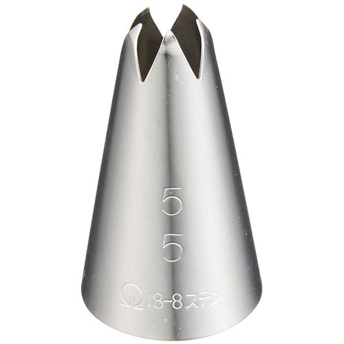 SA18-8 口金 花 5切 No.5