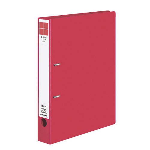 コクヨ Dリングファイル ER A4縦 30ミリとじ 赤 フ-UDR430R