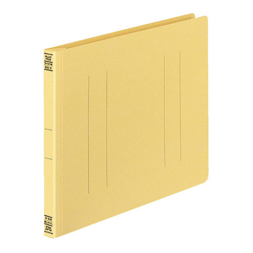 コクヨ フラットファイルV（樹脂製とじ具） B5横 15ミリとじ 黄 フ-V16Y