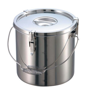 EBM 18-8 パッキン寸胴鍋 目盛付 27cm 吊付 鍋 ステンレス寸胴 業務用鍋 業務用 保存容器 煮込み キッ..