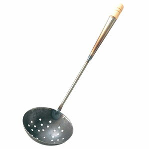 鉄 穴明 中華お玉 大 φ130