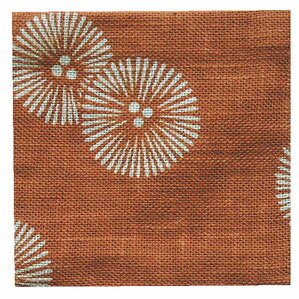 和風コースター 10枚入 傘松 赤茶 B0045