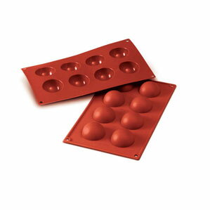 Cake Forms - シリコマート シリコンフレックス 半球50 8ヶ取 SF004