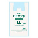 ポリエチレン手堤袋 EFハンド ナチュラル 100枚入 3L