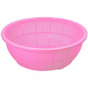 塑胶制品 - イケダ DX丸 ザル ピンク #650