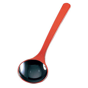 Ladles - ABS 和風塗り お玉 朱内黒