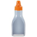 ドレッシングボトル（ネジキャップ） 241ml オレンジ FD-220 調味料ボトル 詰め替え用ボトル ドレッシング 持ち運び アウトドア キャンプ 飲食店 家庭用 保存用