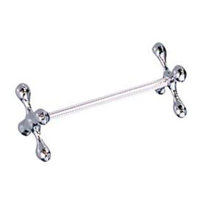 ナイフレスト クロス 亜鉛合金 銀メッキ