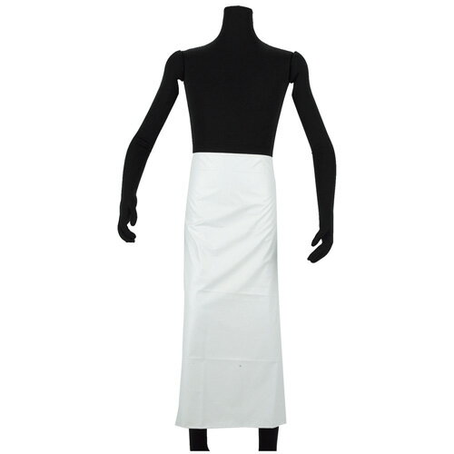 Gingham Aprons - NBR 耐油ゴムエプロン腰下 AF-7100 M ホワイト