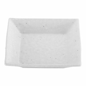 モダンホワイト 正角皿 4.5寸