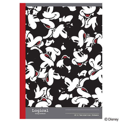 スイングロジカルノート A5 A罫 7mm 30枚 ノS-133A-1 ナカバヤシ Disney ディズニー