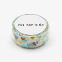 カモ井加工紙 マスキングテープ mt for kids モチーフ ハート MT01KID005