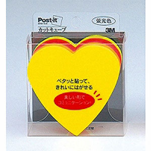-------------------------------------------------------------- 画像はイメージです。 ※ PC環境により実際の色味や質感と異なって表示される場合がございます。 ※ 部品・パーツなどの一部の商品では本体の商品画像を使用しております。 ※ 製品の仕様・画像・パッケージは、メーカー側から予告なく変更される場合があります。 -------------------------------------------------------------- 蛍光色のカラーキューブを、ユニークな形にカットしました。【仕様】ハート72mm×72mmよりカットアウト入数：225枚490731 【メーカー・ブランド】 住友スリーエム / すりーえむ / 3M 【#175】ポストイット 通常粘着ふせん/粘着メモシリーズ オフィスの定番、ポスト・イット 通常粘着ふせん/粘着メモ。 繰り返し貼ったりはがしたりでき、相手をいためません。 小さいサイズから大きいサイズまで、豊富なサイズと色を取り揃えています。