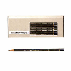 【送料無料】ポスト投函 トンボ鉛筆 鉛筆 モノ100 HB MONO-100HB