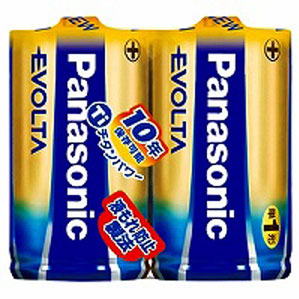パナソニック PANASONIC EVOLTA エボルタ乾電池 単1形 2本 LR20EJ/2SE