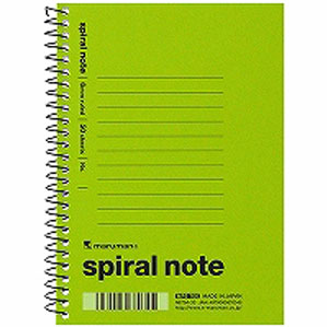 �}���}�� A6�ό` �X�p�C�����m�[�g ���������� 6mm�r ���C�g�O���[�� N670A-33