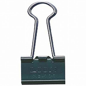 ライオン事務器 バインダークリップ NO.111 中 10個入 267-06