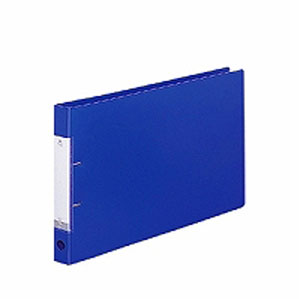 LIHIT LAB リヒトラブ リクエスト D型リングファイル A3E 青 G2228-8