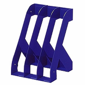 LIHIT LAB リヒトラブ ファイルスタンド A4 青 A-3570-8