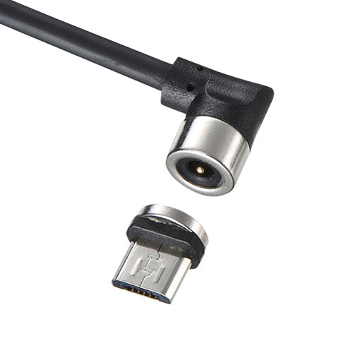 ����掠�ץ饤 Magnetæ�弰microUSB�Ѵ������ץ������֥� AD-MMG01