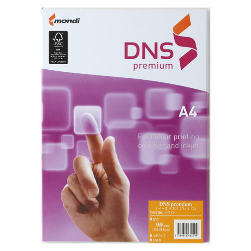 DNS プレミアム A4 90g ホワイト 100枚 DNS106