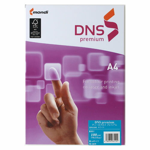 DNS プレミアム A4 100g ホワイト 100枚 DNS101 1