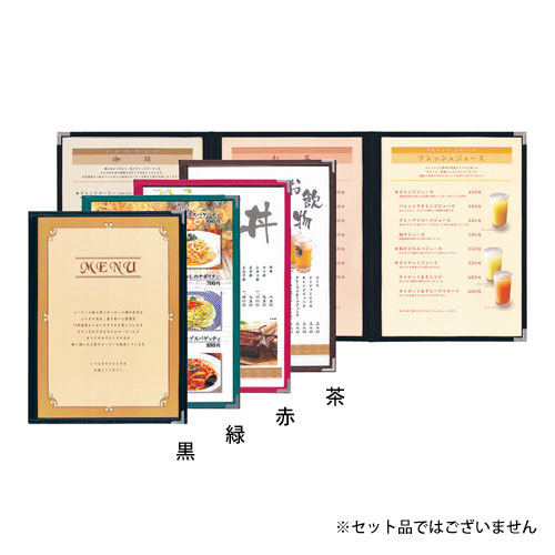 -------------------------------------------------------------- 画像はイメージです。 ※ PC環境により実際の色味や質感と異なって表示される場合がございます。 ※ 部品・パーツなどの一部の商品では本体の商品画像を使用しております。 ※ 製品の仕様・画像・パッケージは、メーカー側から予告なく変更される場合があります。 -------------------------------------------------------------- メーカー品番：ABW-8カラー：茶幅×高さ(mm)：237×315用紙サイズ：A4ページ仕様：6ページ ・耐熱・耐久性に優れたメニューブックです。 【メーカー・ブランド】 シンビ / しんび / SHIMBI 【#101】