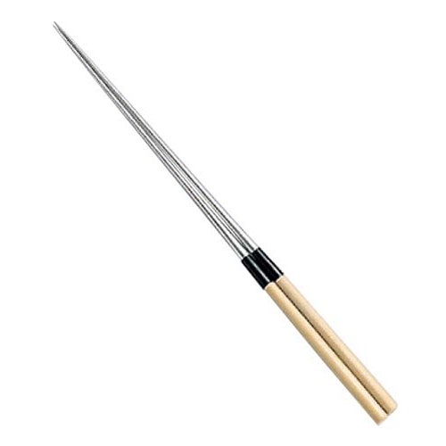 白木柄 盛箸 水牛桂付 24cm