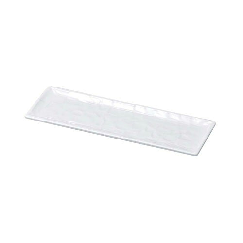 Square Plates - ニューホワイト 長角カンナ目皿 29cm
